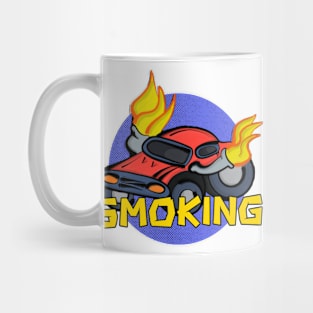 Smoking Car Mug